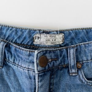 Free People Straight Crop Jeans Size 26